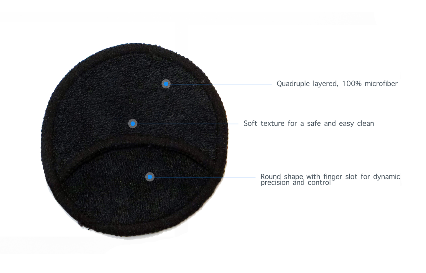 Microfiber Screen Cleaning Round made for the Nintendo Switch